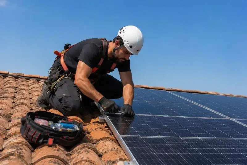 Maintenance et monitoring de panneaux solaires à Montbert