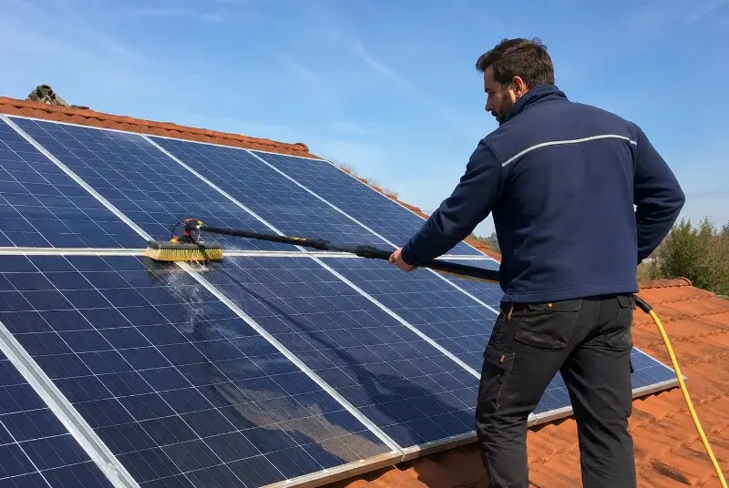 Nettoyage et entretien de panneaux solaires à Montbert