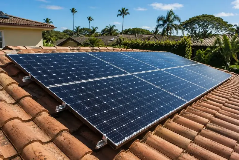 Installation de panneaux solaires à Montbert